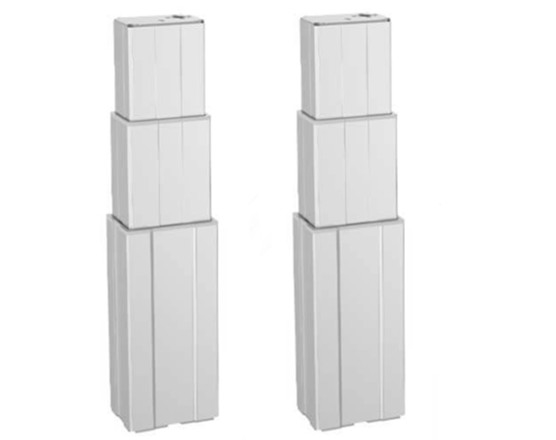 3-Stage Telescopic Lifting Column Pillar Actuators 2000N 12mm/s