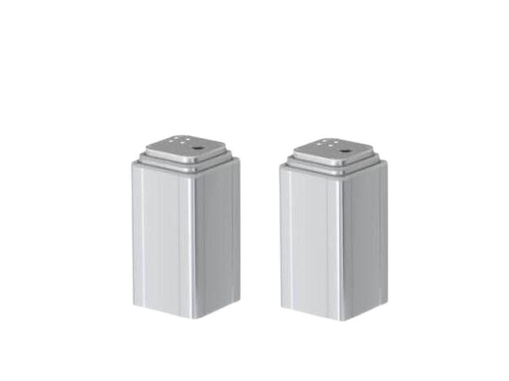 Telescoping Height Adjustment Columns 3-Stage 6000N 24VDC IPX6 Silver / Black